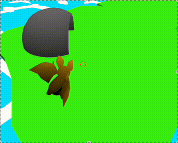 The bat&rsquo;s head moves to look where the player is facing